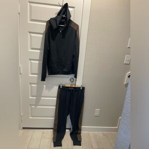 Active Cashmere for Neiman Marcus men cashmere 2pc set hoodie & jogger pant XL